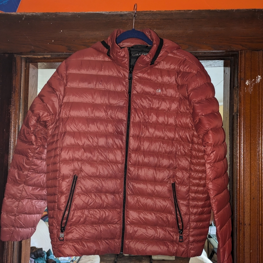 Calvin Klein packable premium down 7° warm factor jacket size large